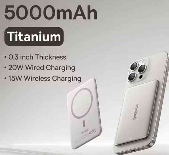 Павербанк базеус Baseus PicoGo Power Bank 5000 мАч 20w Ультратонкий. Харків