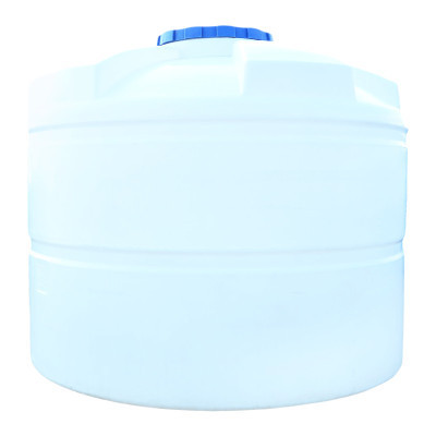 Ємність для води Пласт Бак вертикальна харчова 750 л біла (12246) Вінниця - фото 1