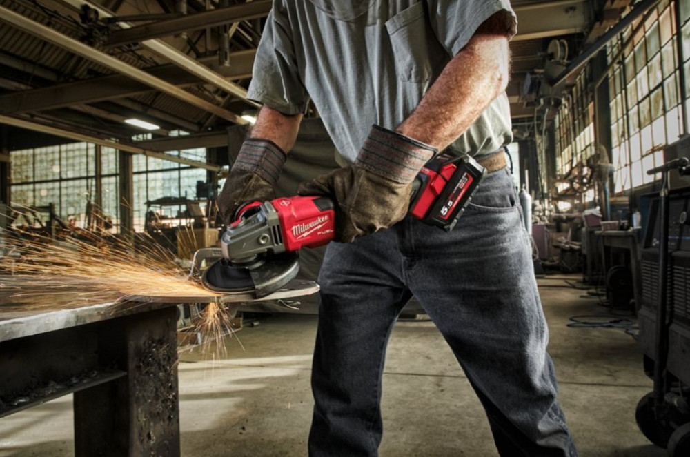 Шліфмашина кутова акумуляторна MILWAUKEE, M18 FHSAG125XB-552X, діаметр 125мм (+ заряд.пристрій, 2 а Одеса - фото 9