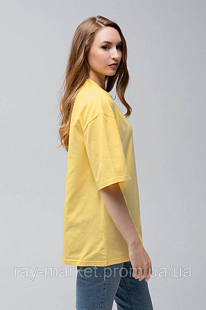 Футболка оверсайз RAY OVERSIZE жіноча лимонна  (U0104W-Lemon) Київ - фото 2