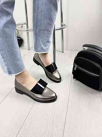 Olli Туфлі жіночі OLLI T-141-10120 графіт (весна-осінь, шкіра натуральна) (3287) 36р.37р.38р. Коломыя