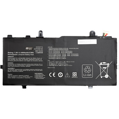 Акумулятор до ноутбука ASUS VivoBook Flip 14 TP401MA (C21N1714) 7.6V 4900mAh PowerPlant (NB431427) Вінниця - фото 1
