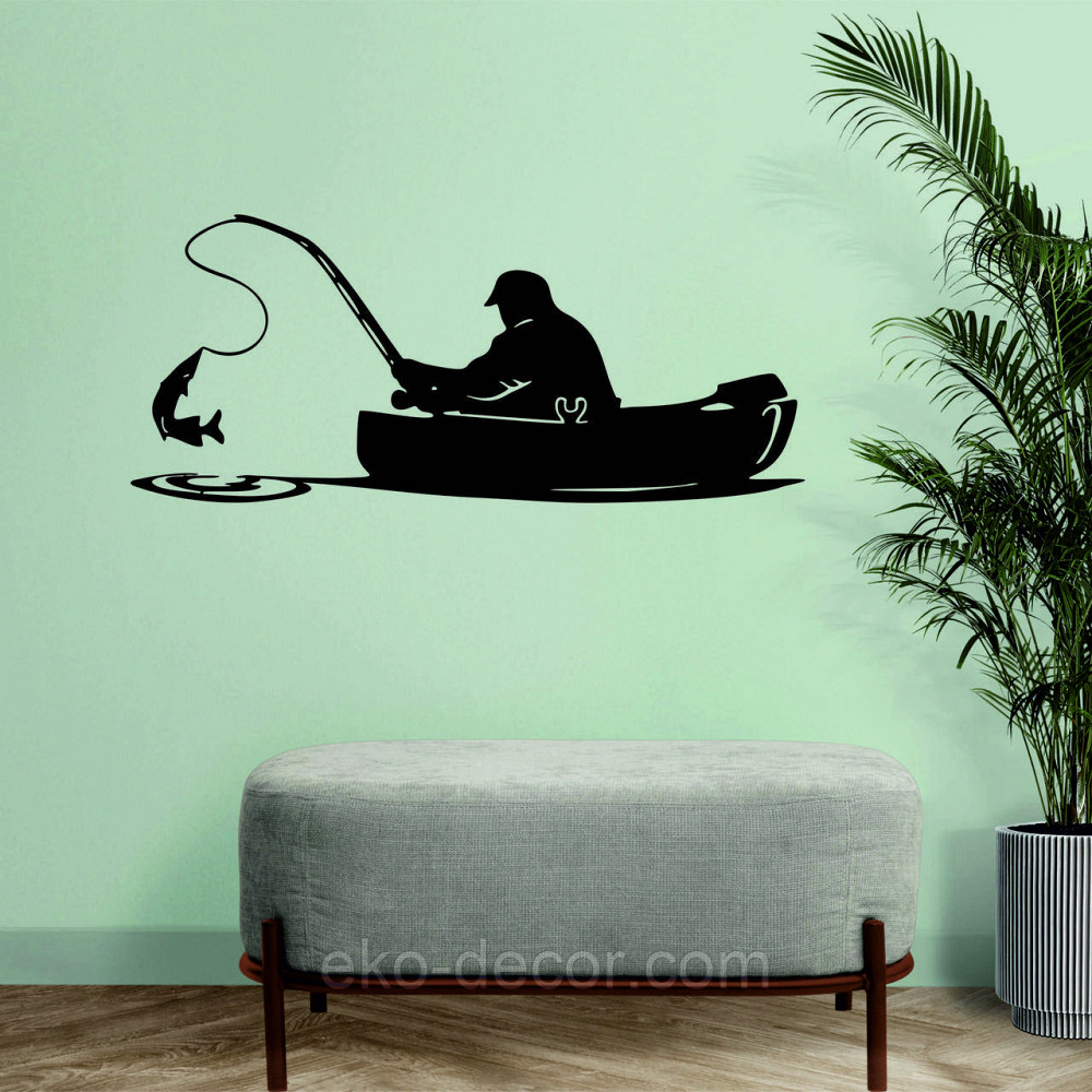 Декоративне настінне Панно «Рибак», Декор на стіну Київ - фото 3