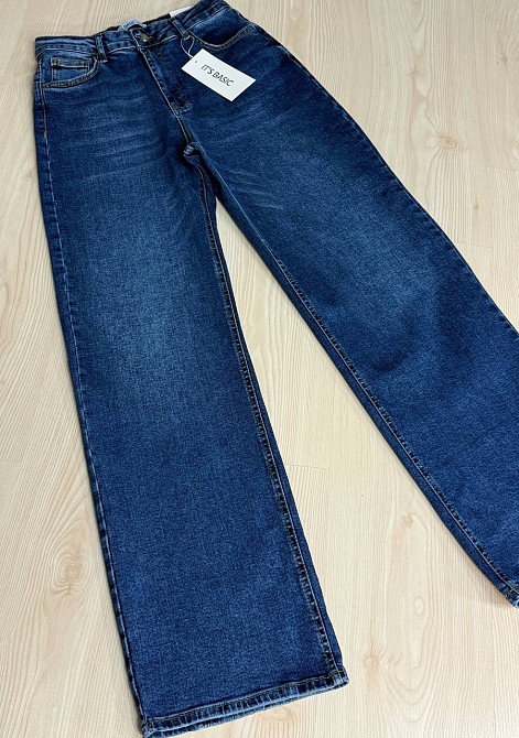 Джинси жіночі Its Basic 3421-2 straight fit прямі стрейчеві сині , синій, 36, 36, 75 см, 105 см Київ - фото 5