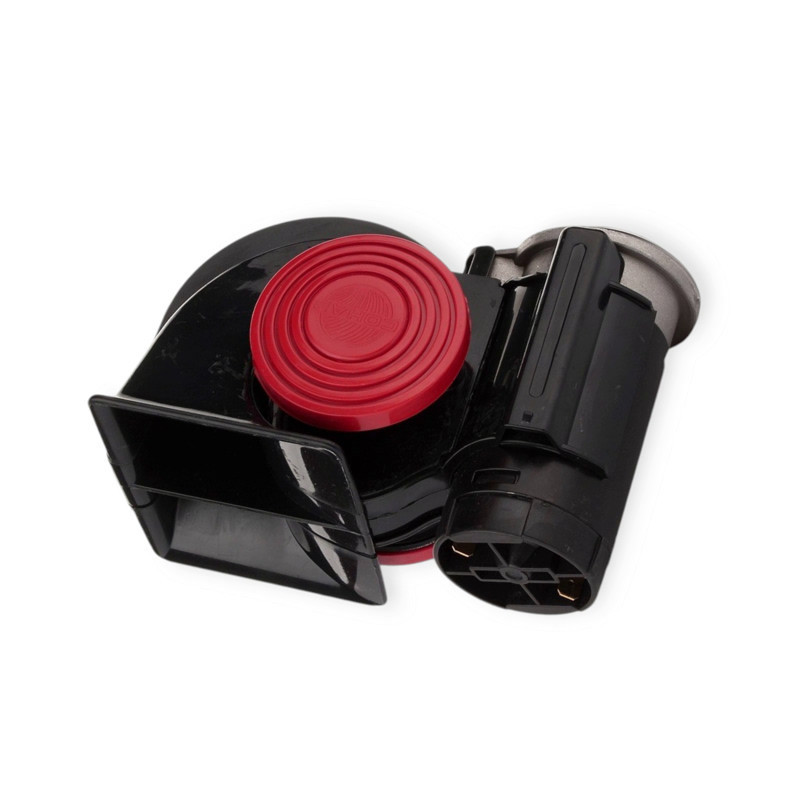 Сигнал повітряний равлик Nautilus 12V з компрессором 2 тони чорний, тип 2 Мукачево - фото 1