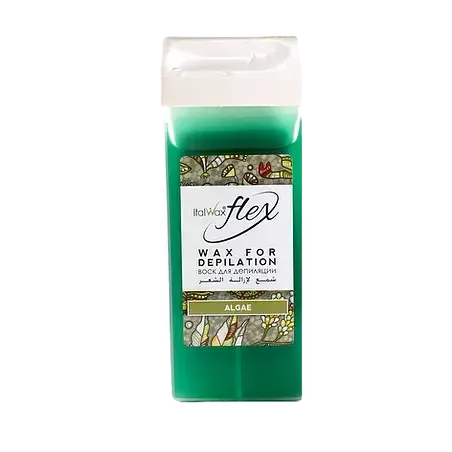Воск для депиляции в картридже Аквамарин FLEX ItalWax отсутствие   липкости на коже после депиляции. Водоросли Киев - изображение 1
