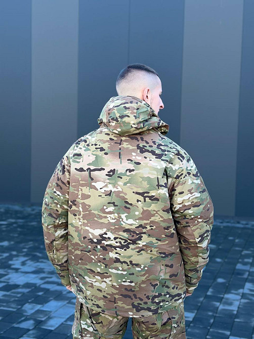 Тактична чоловіча зимова куртка Call Dragon Omni-Heat з капюшоном зимова куртка мультикам WAR Львів - фото 3