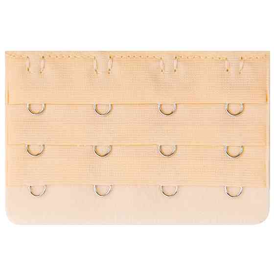 Подовжувач для бюстгальтера на 4 гачка 75 на 50 мм бежевий Київ