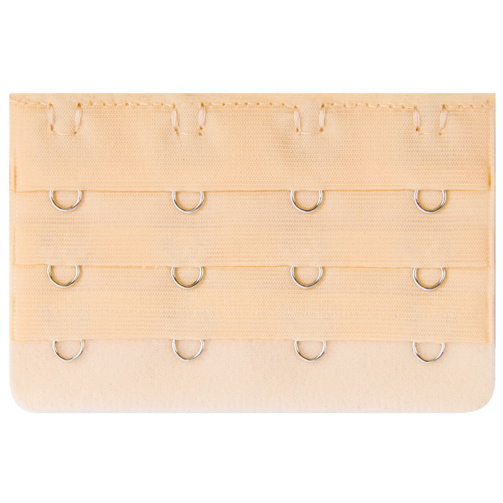 Расширитель для бюстгальтера на 4 крючка 75 на 50 мм бежевый Киев - изображение 1