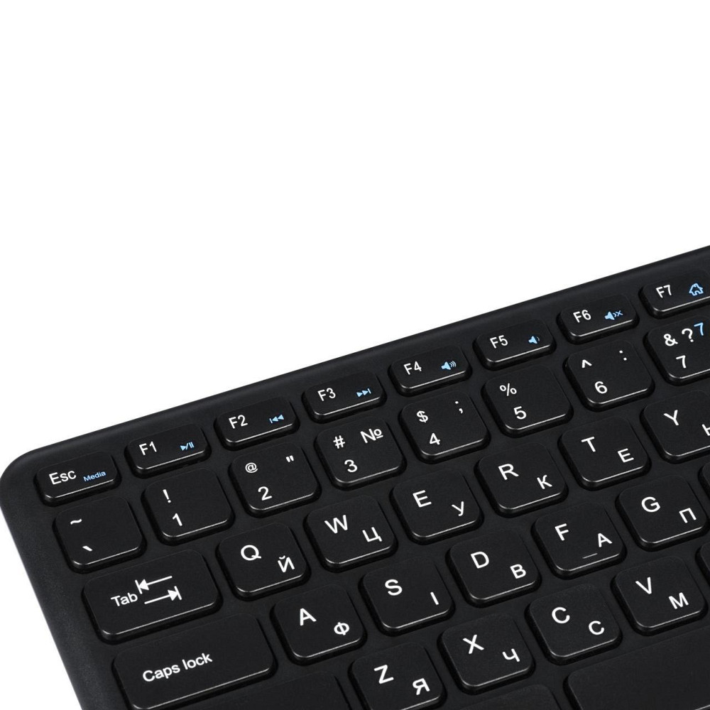 Клавіатура бездротова 2E KT100 WL Ukr Black (2E-KT100WB_UA) ( 11678 ) Харків - фото 1