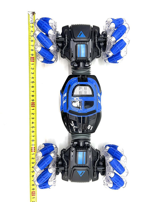 Машина трюкова Limo Toy перевертень всюдихід 2 пульта дистанційного керування Синій (М 5508) Чернігів - фото 10