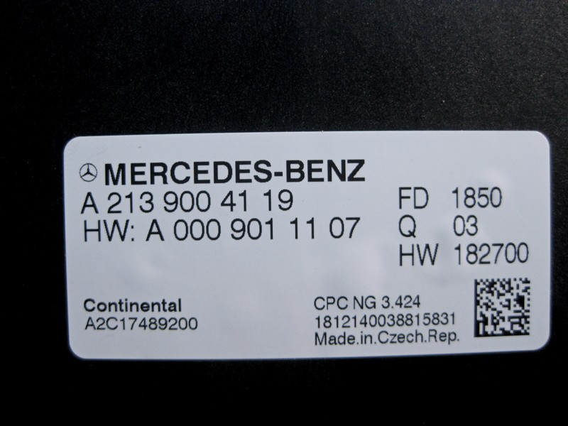 Mercedes-Benz  A2139004119 Блок управління АКПП E-Class W213 C238 C-Class W205 CLS C257 S-Class C217 Одеса - фото 3