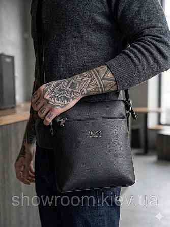 Мужская брендовая сумка Boss на плечо (1641) Киев