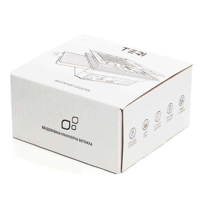 Вбудовувана манікюрна витяжка Teri Turbo біла (решітка біла) Київ - фото 2