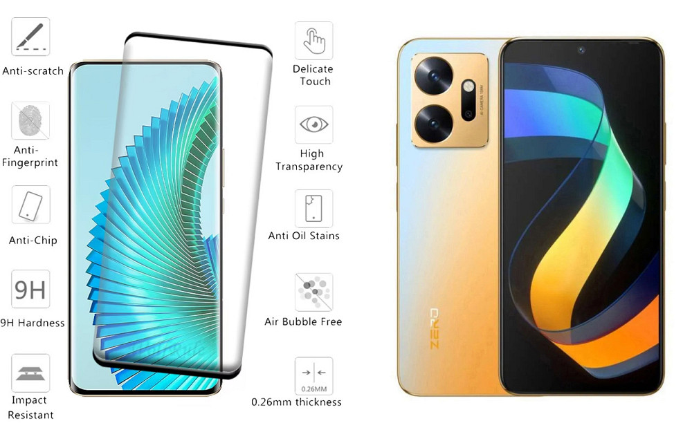 Захисне скло HyperGlass Pro для Infinix Zero 20 – максимальна чутливість та захист Київ - фото 2