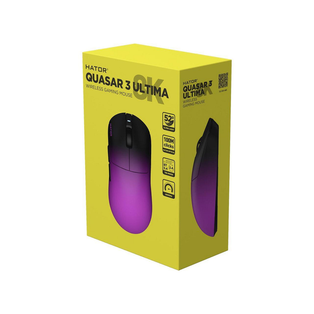 Миша бездротова Hator Quasar 3 Ultima 8K Wireless Black/Violet (HTM760) ( 28770 ) Харків - фото 7