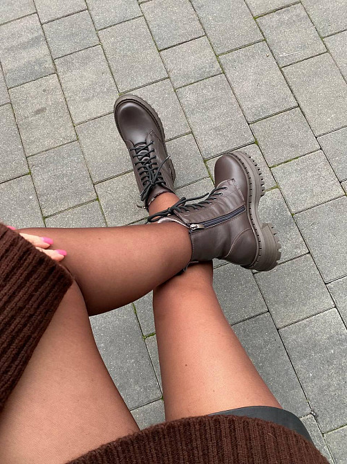 Черевики жіночі EDAN 78/1 шоколадні (зима, шкіра натуральна) (6150) Коломия - фото 10