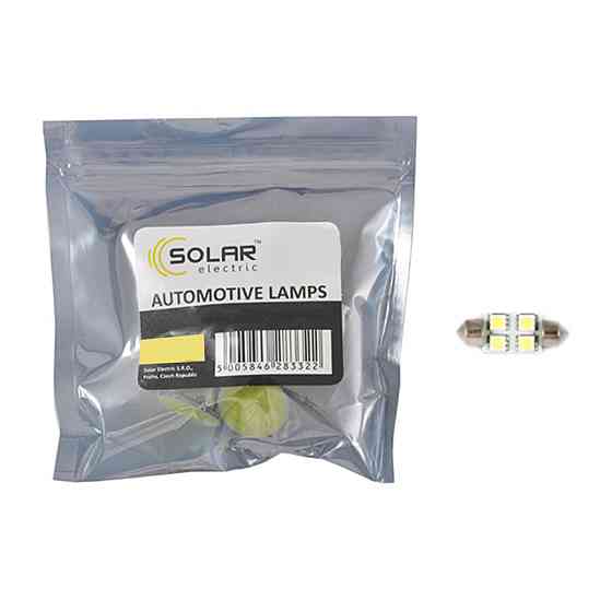 LED автолампа Solar 24V SV8.5 T11x36 4SMD 5050 white 10шт Київ