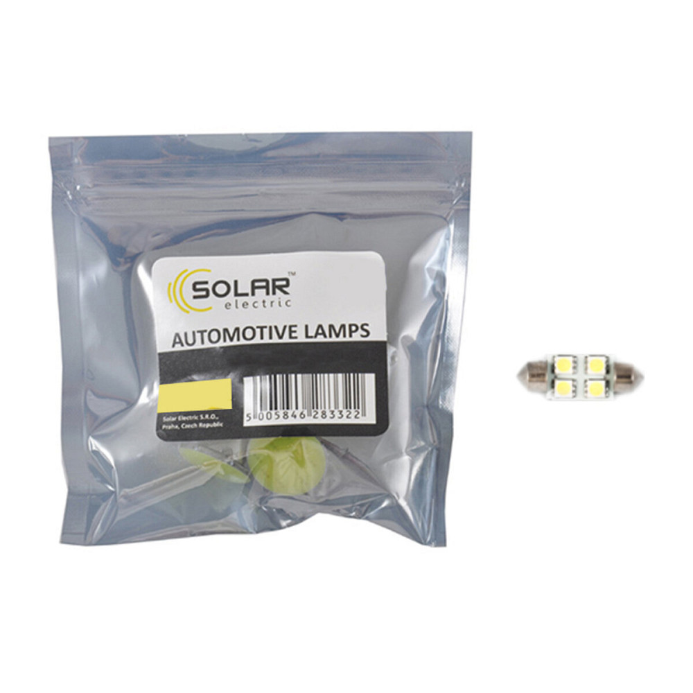 LED автолампа Solar 24V SV8.5 T11x36 4SMD 5050 white 10шт Киев - изображение 1