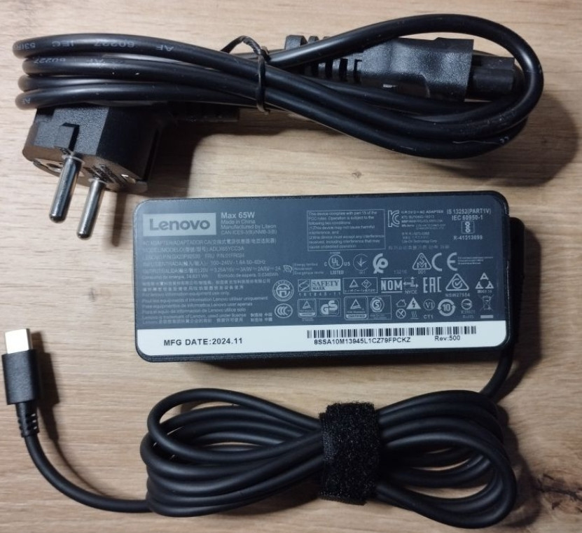 Зарядное устройство Lenovo USB Type-c 65вт. Новое. Киев - изображение 5