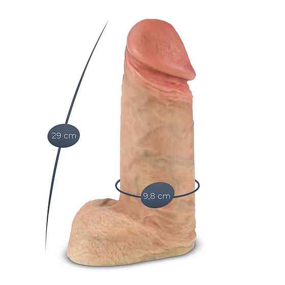 Фалоімітатор SilexD Premium Real Skin Flesh (11in MODEL 1), без коробки Sex Aura Київ