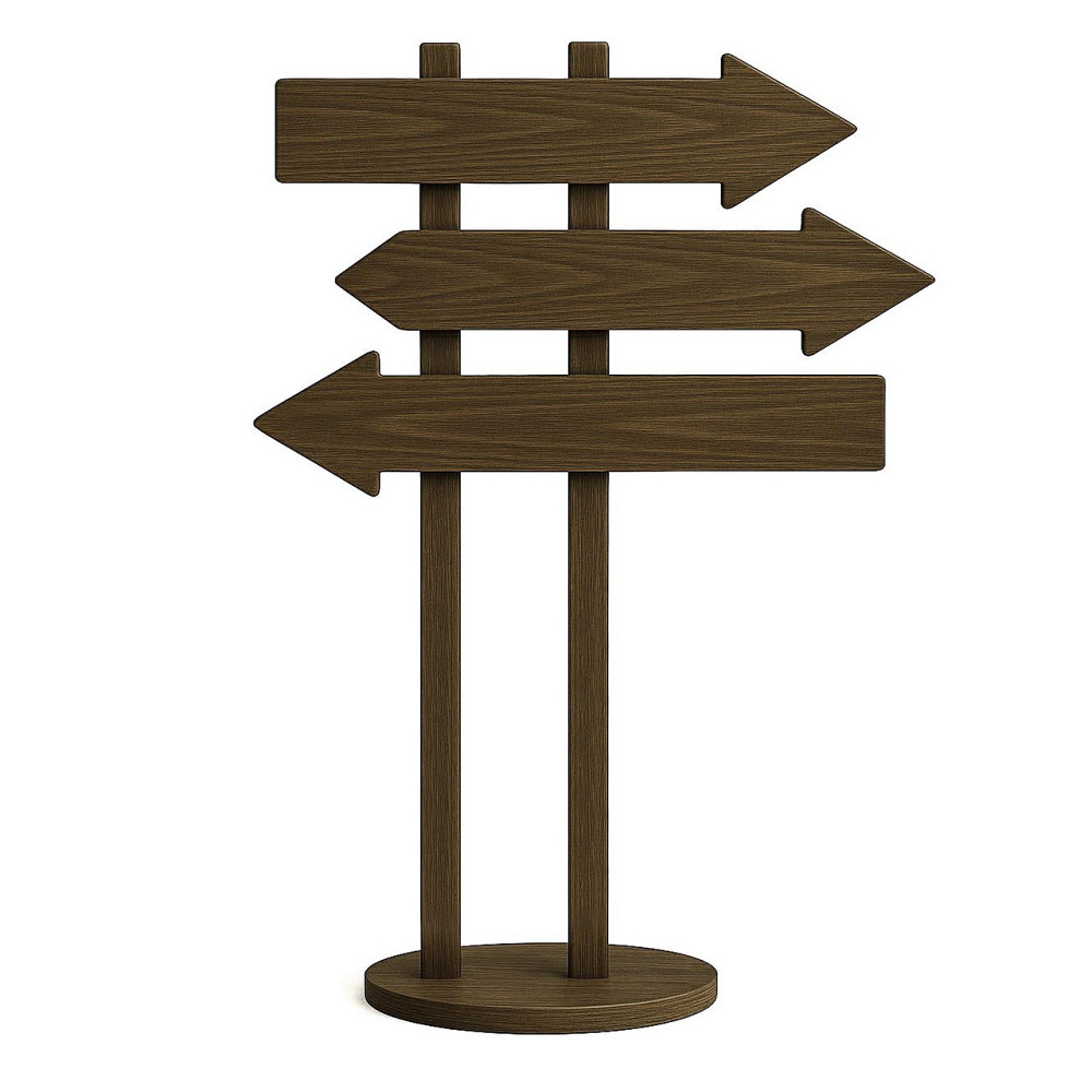 Підлогова стрілка-покажчик "Андраде" палісандр Миколаїв - фото 1