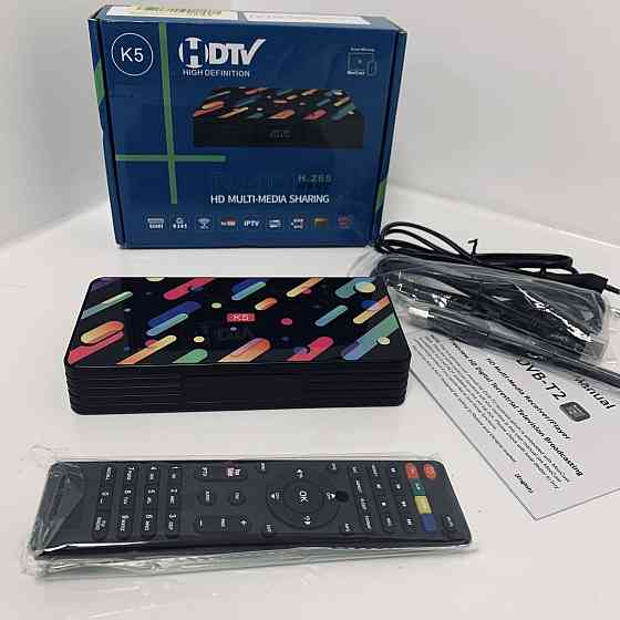 K5 DVB-T2 цифровий тюнер телевізійного сигналу Луцк