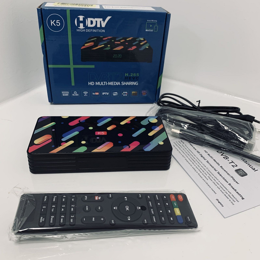 K5 DVB-T2 цифровий тюнер телевізійного сигналу Луцк - изображение 1