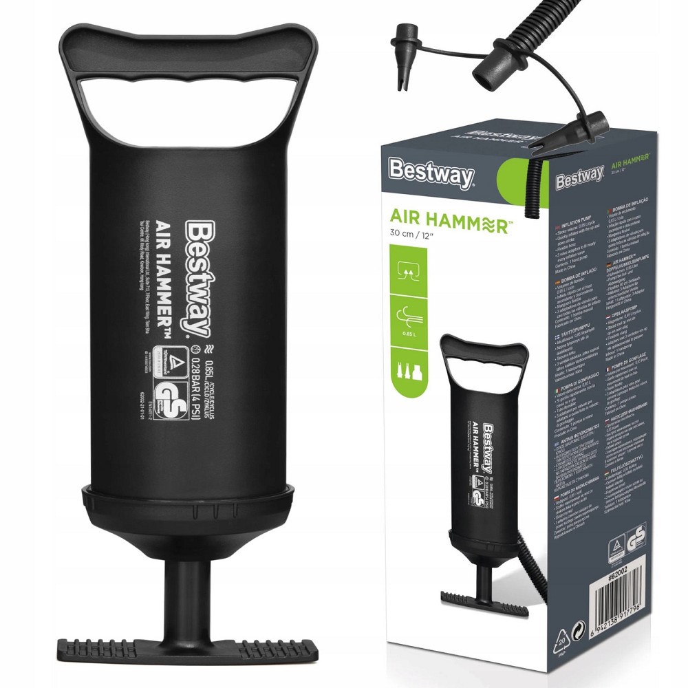 Ручной насос с 3 насадками высота 30 см Bestway (62002) Нововолынск - изображение 2