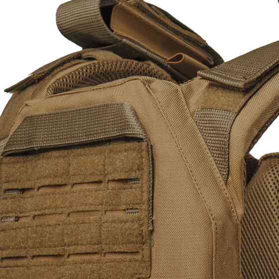 Плитоноска тактична Warmor Gen.3 Pro Max зі швидким скиданням з підсумками (Койот) Вінниця