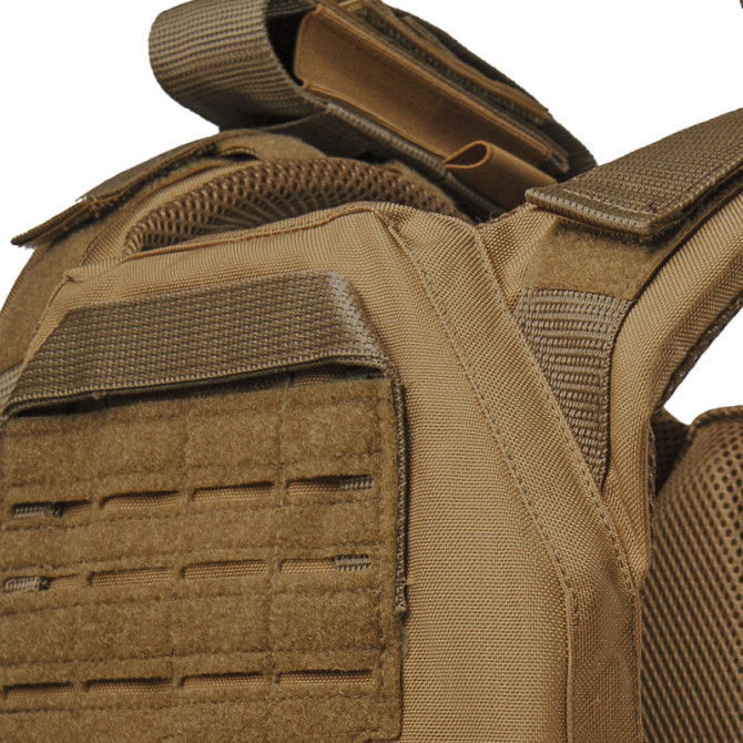 Плитоноска тактическая Warmor Gen.3 Pro Max с быстрым сбросом с подсумками (Койот) Винница - изображение 6