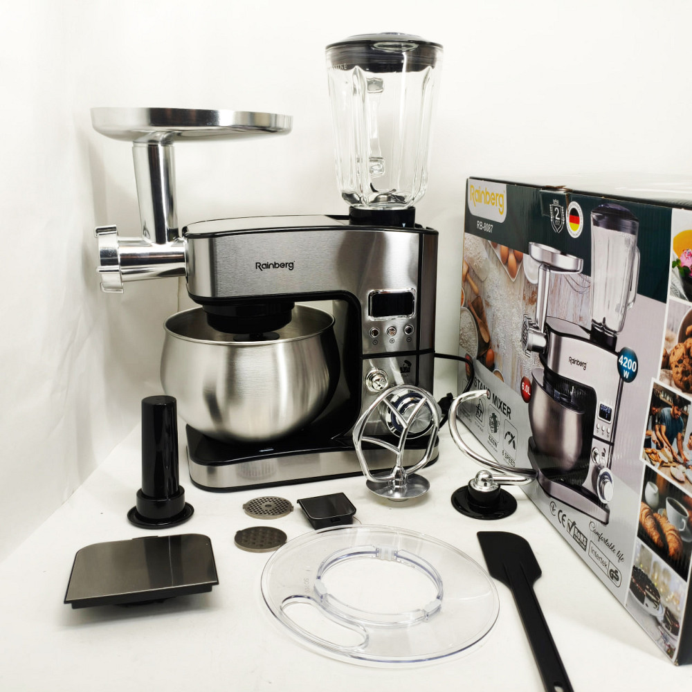 Планетарный миксер для теста и взбивания, Миксер тестомес для дома, Многофункциональный кухонный прибор JH-78 Львов - изображение 2