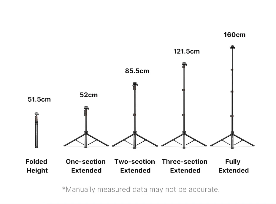 Штатив Ulanzi Vijim TB64 1.6M Multifunction Tripod (T115GBB1 TB64) Київ - фото 7