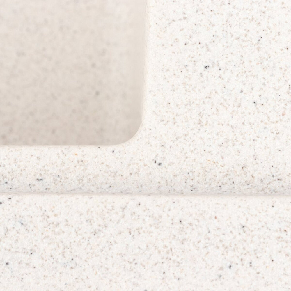 VALESO Гранітна мийка VALESO GALANS 7850 матова Біла в крапку Коломия - фото 16