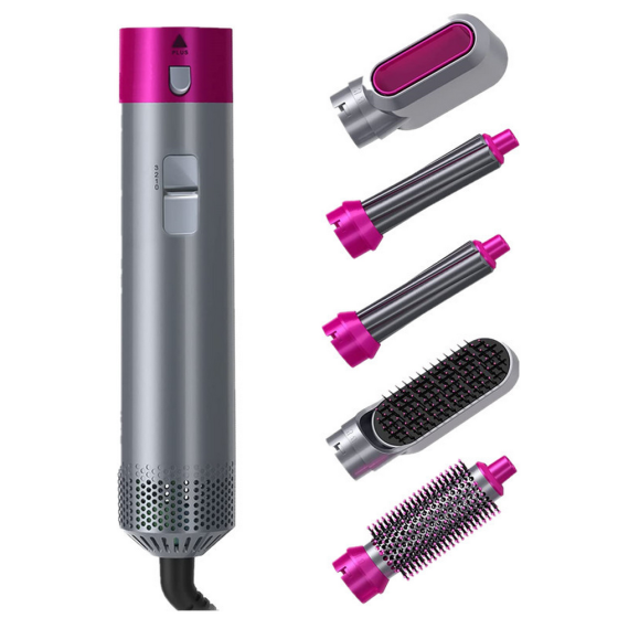 Фен-стайлер 5в1 Hot Air Styler + Подарунок Щипці для завивки вій LY-150 / Стайлер для волосся / Мультистайлер Київ