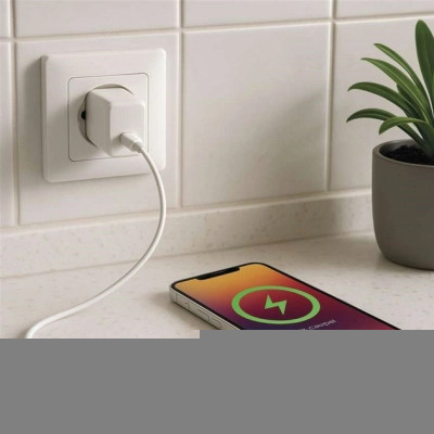 Зарядний пристрій EMOS V01G20 USB-C PD20W GaN (V01G20) Вінниця - фото 8