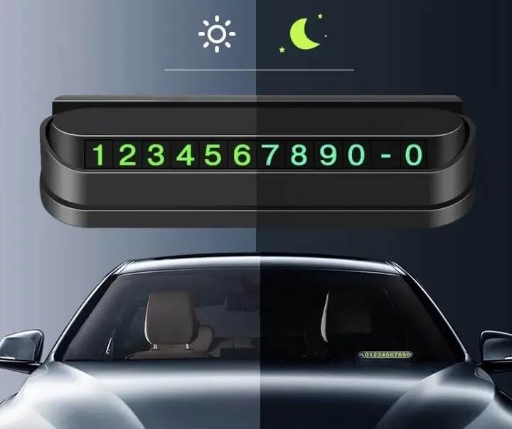 Автовизитка с телефоном (Паркововочная карта) Temporary Parking Card Коломыя - изображение 4