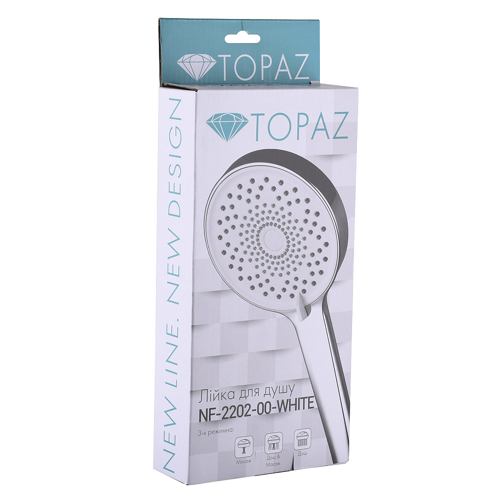 Душова лійка Topaz NF-2202-00-WHITE Киев - изображение 3