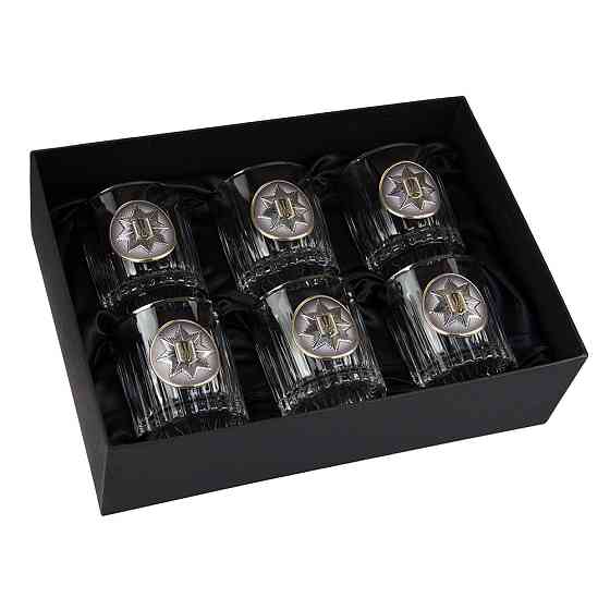 Набір келихів для віскі "Нацполіція України" Boss Crystal, 6 келихів Рівне