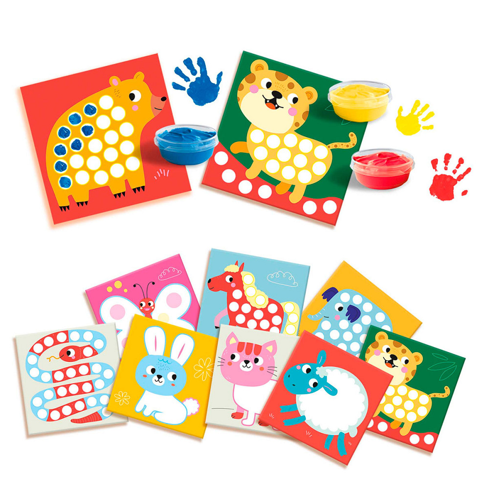 Набір для малювання серії My first – Мої перші пальчикові малюнки (3 фарби, 10 картинок-розмальов.) Днепр - изображение 2