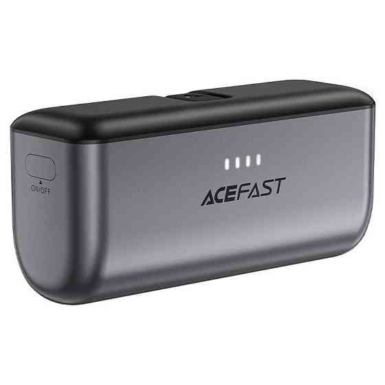Зовнішній акумулятор ACEFAST M9-5000 PD20W capsule power bank Black Киев