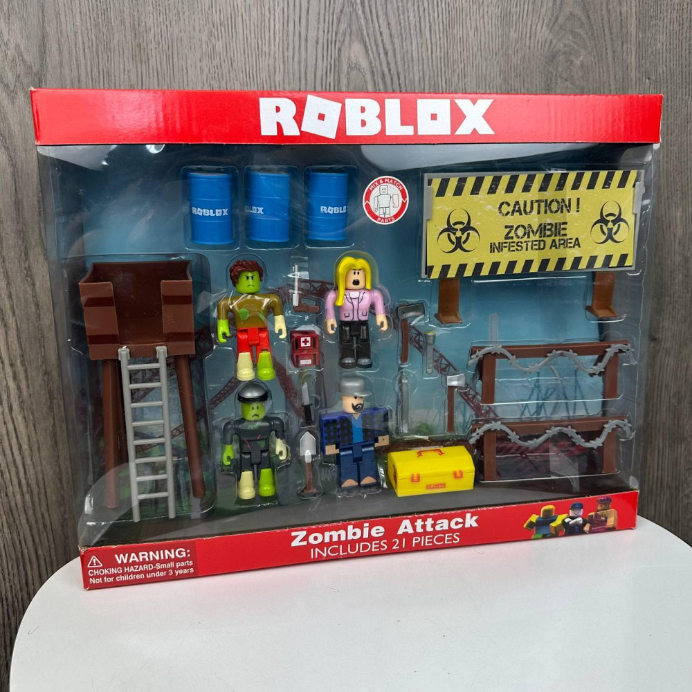 Великі ігрові фігурки Roblox в коробці атака зомбі, іграшкові чоловічки Роблокс набір ( 24443 ) Харьков - изображение 2