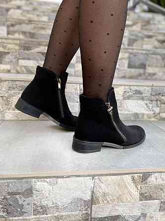 Vesna Жіночі черевики VESNA чорні натуральна замша 37р.-24см. 39р.-25,5см. (1108) Коломыя