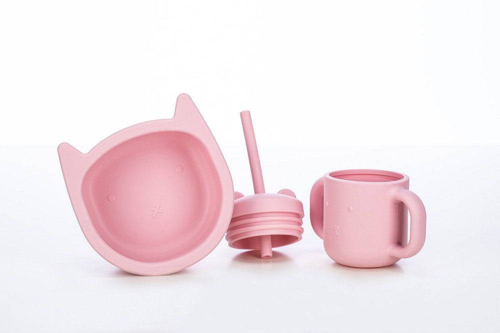 Силиконовая миска детская FreeOn Kitty, pink Киев - изображение 7