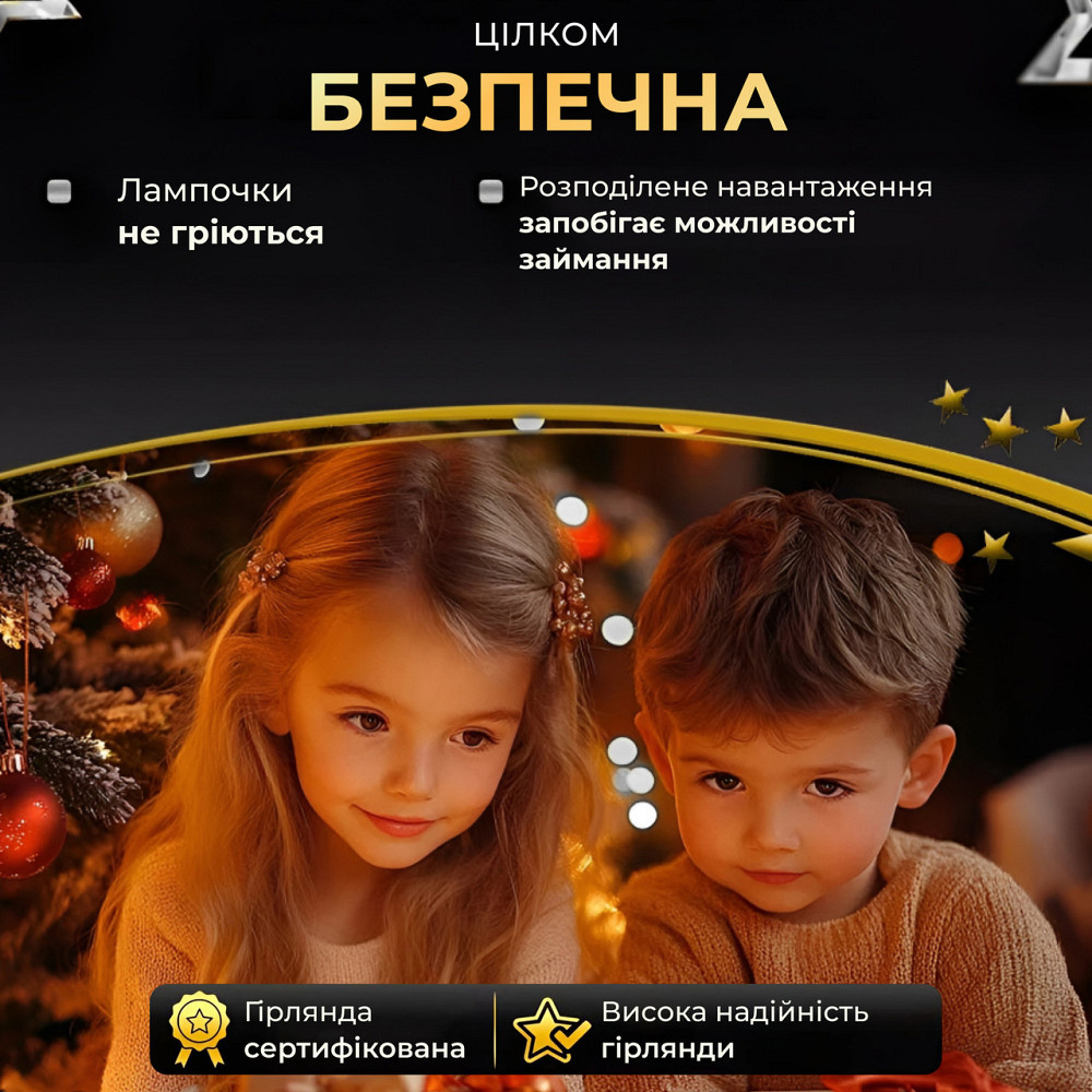 Garlando Гірлянда роса 10 метрів USB на 100 led світлодіодів крапля на зеленому дроті біла USB1 Коломия - фото 5