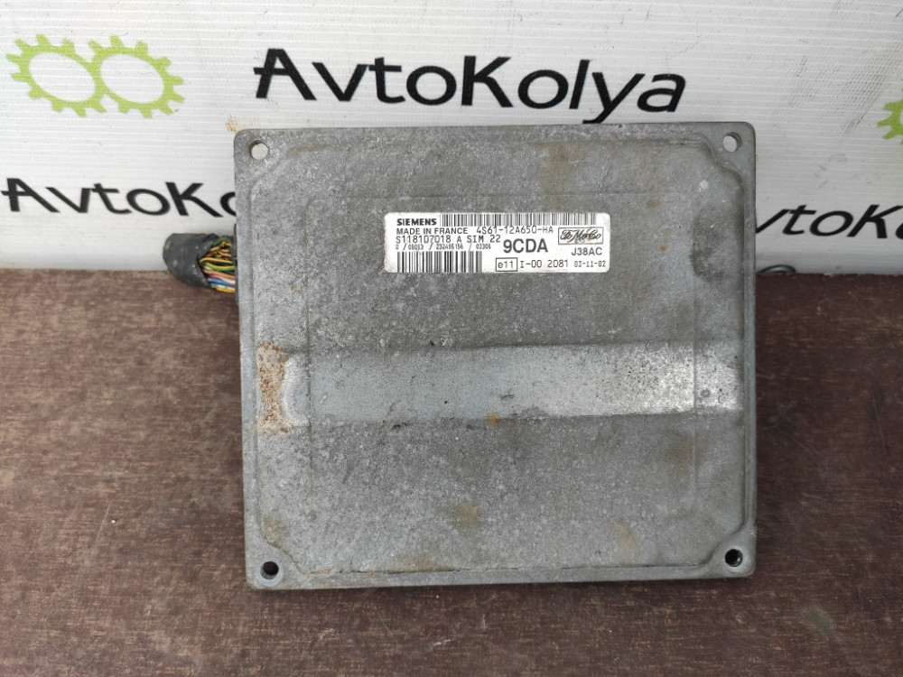 Блок керування двигуном Ford Fusion 1.4 бензин 2002-2005 (4S61-12A650-HA) Ковель - фото 2