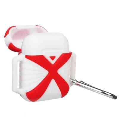 Чохол для навушників X-HuWei i-Smile для Apple AirPods IPH1443 Red+White (702334) Вінниця