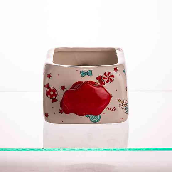 Yiwu Цукерниця новорічна порцелянова 24×11.5×8 (см) CR-1-22 Коломия