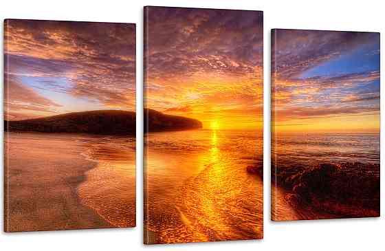 Модульна картина Захід Art-233_3 Київ