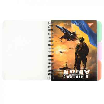 Блокнот Yes А5 Army Ukraine 144 листа пластиковая обложка (681959) Винница